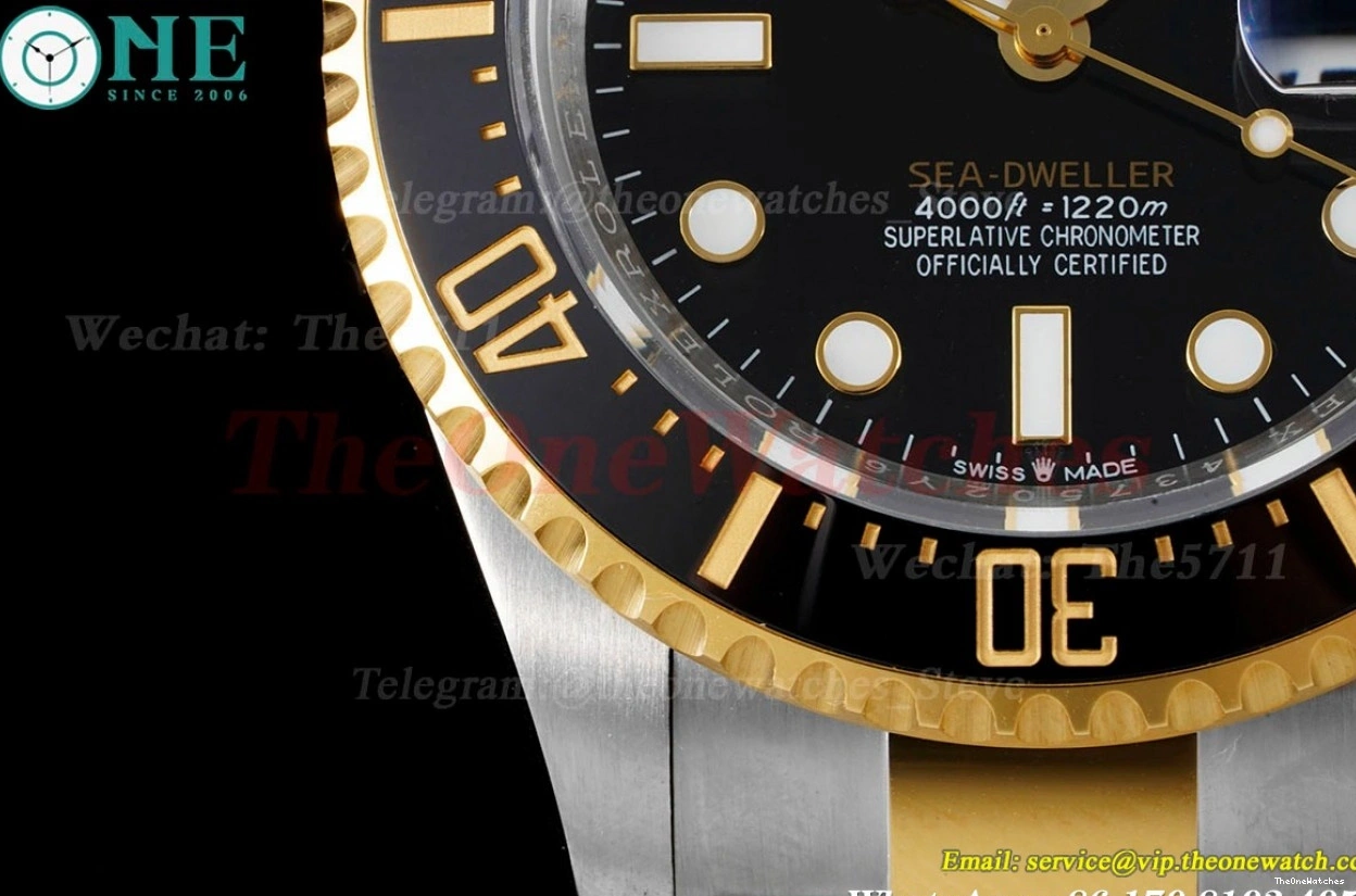 SeaDweller Black Dial 126603 SS VR3235 43mm YG APF 0319